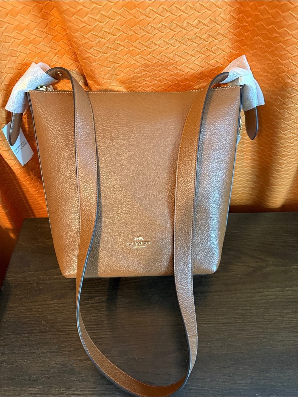 Coach Val Duffel Bag in Redwood Brown